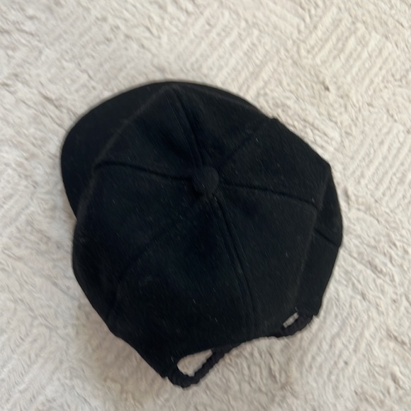 Vintage solid black wool blend baseball cap hat - Picture 12 of 16